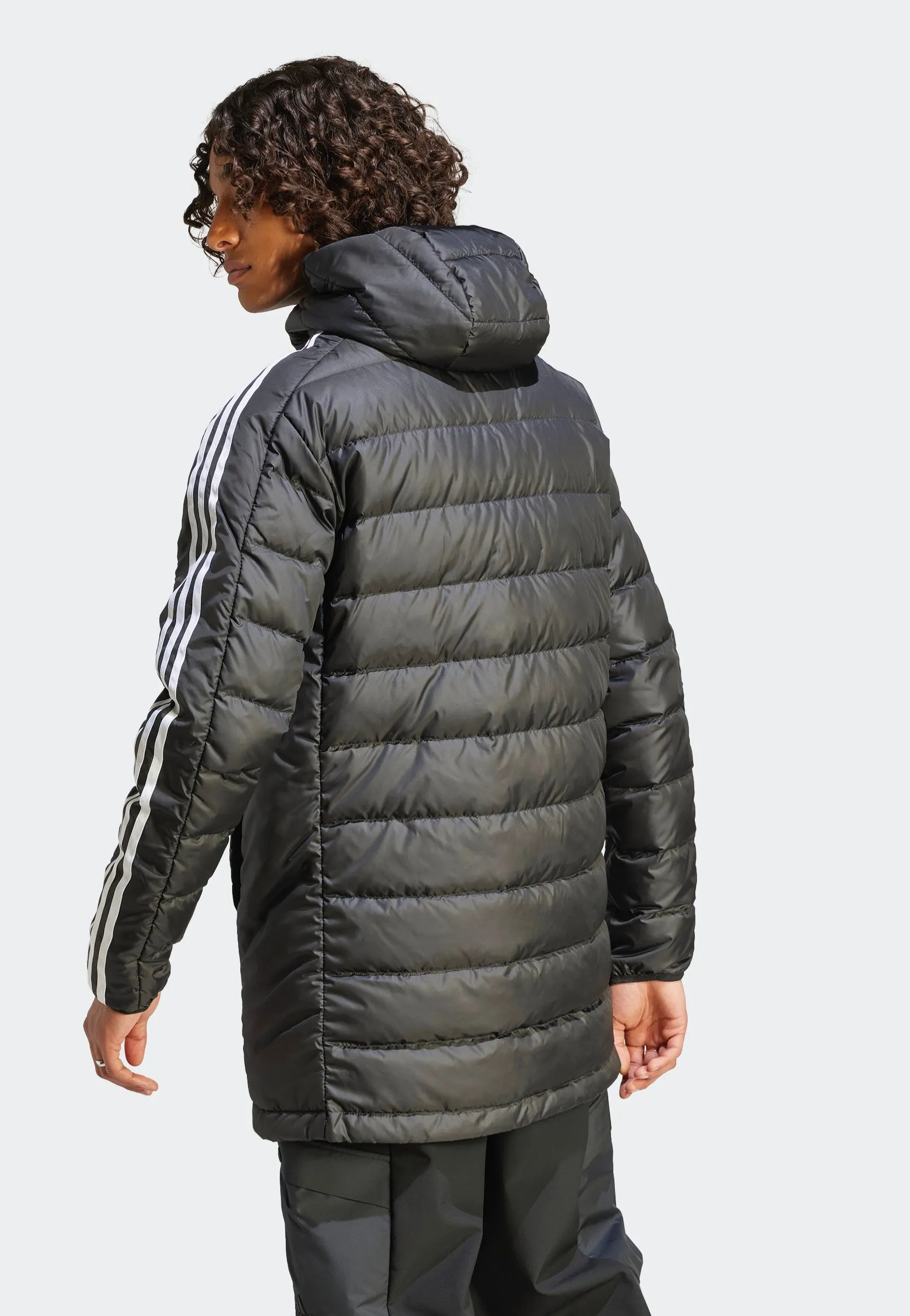 Adidas - Essentials 3S Light Down Hooded Black - Jacket
