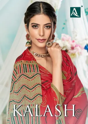 Alok Suits Preseents Kalash Designer Jam Cotton Dress Material