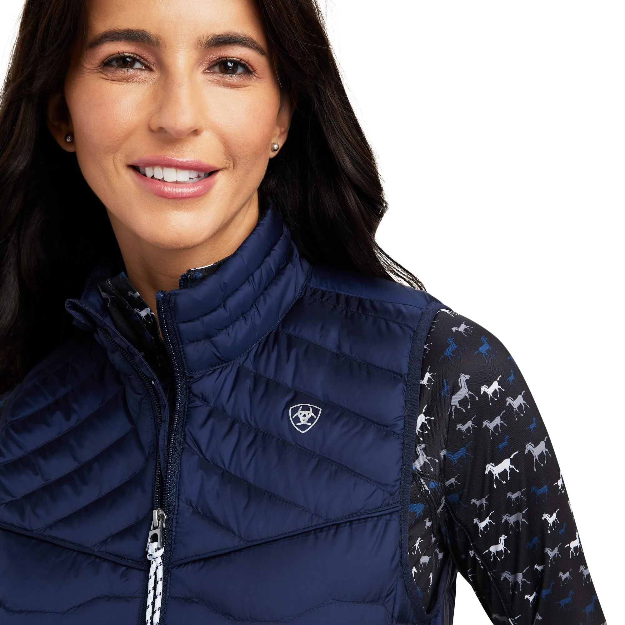 Ariat® Ladies Ideal Navy Eclipse Down Vest 10041373