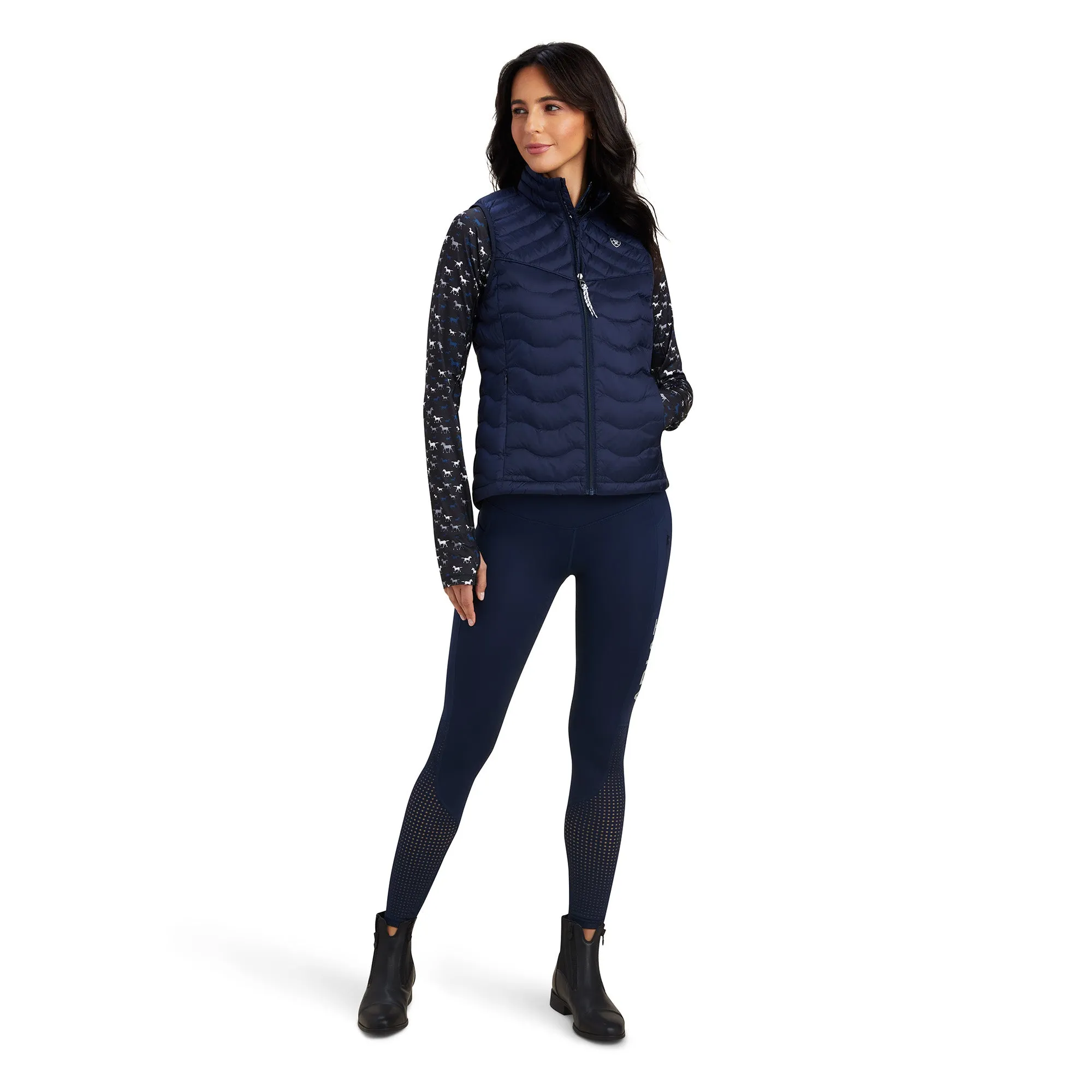 Ariat® Ladies Ideal Navy Eclipse Down Vest 10041373