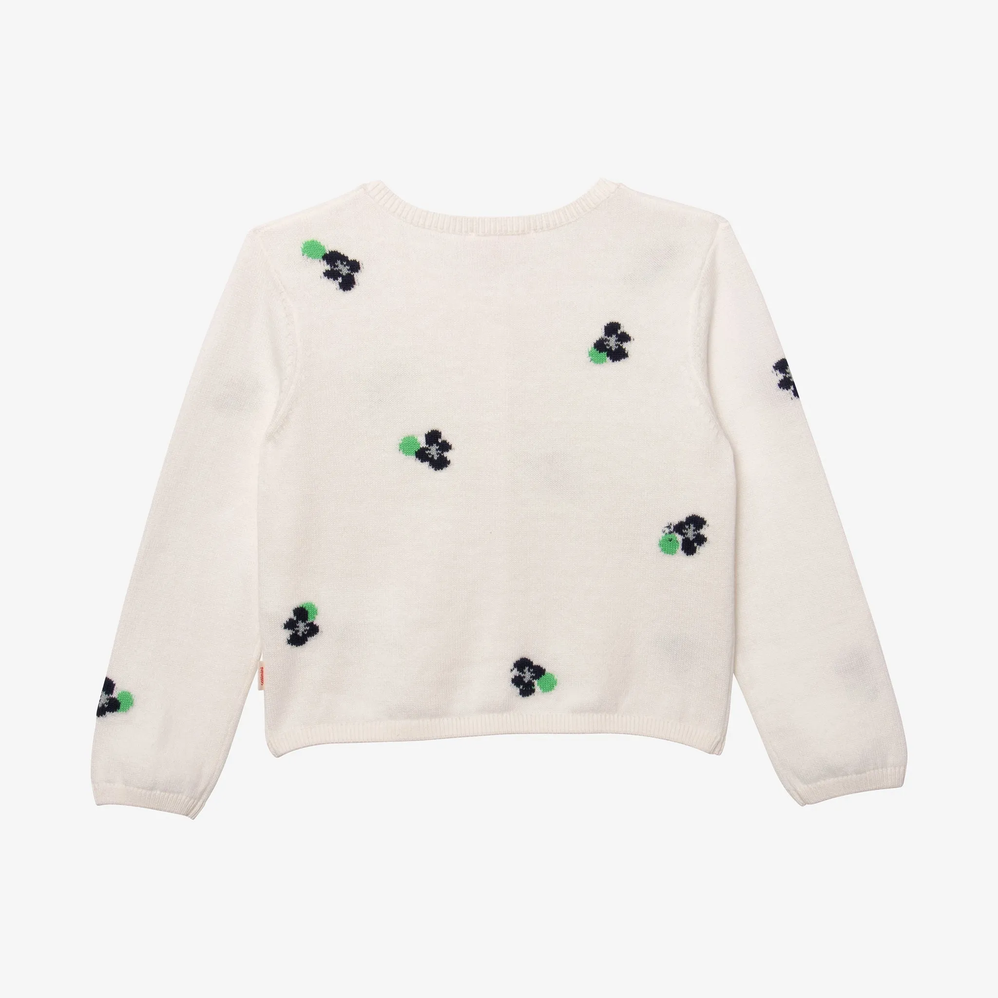 Baby girl flower pop cardigan