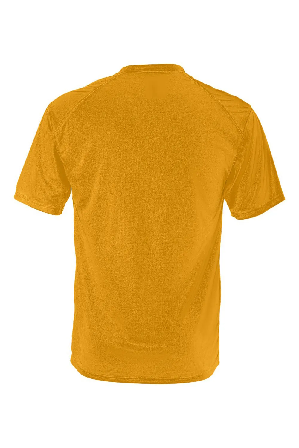 Badger Mens B-Core Moisture Wicking Short Sleeve Crewneck T-Shirt - Gold
