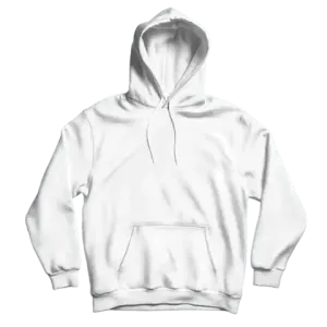 Basic Plain White Hoodie