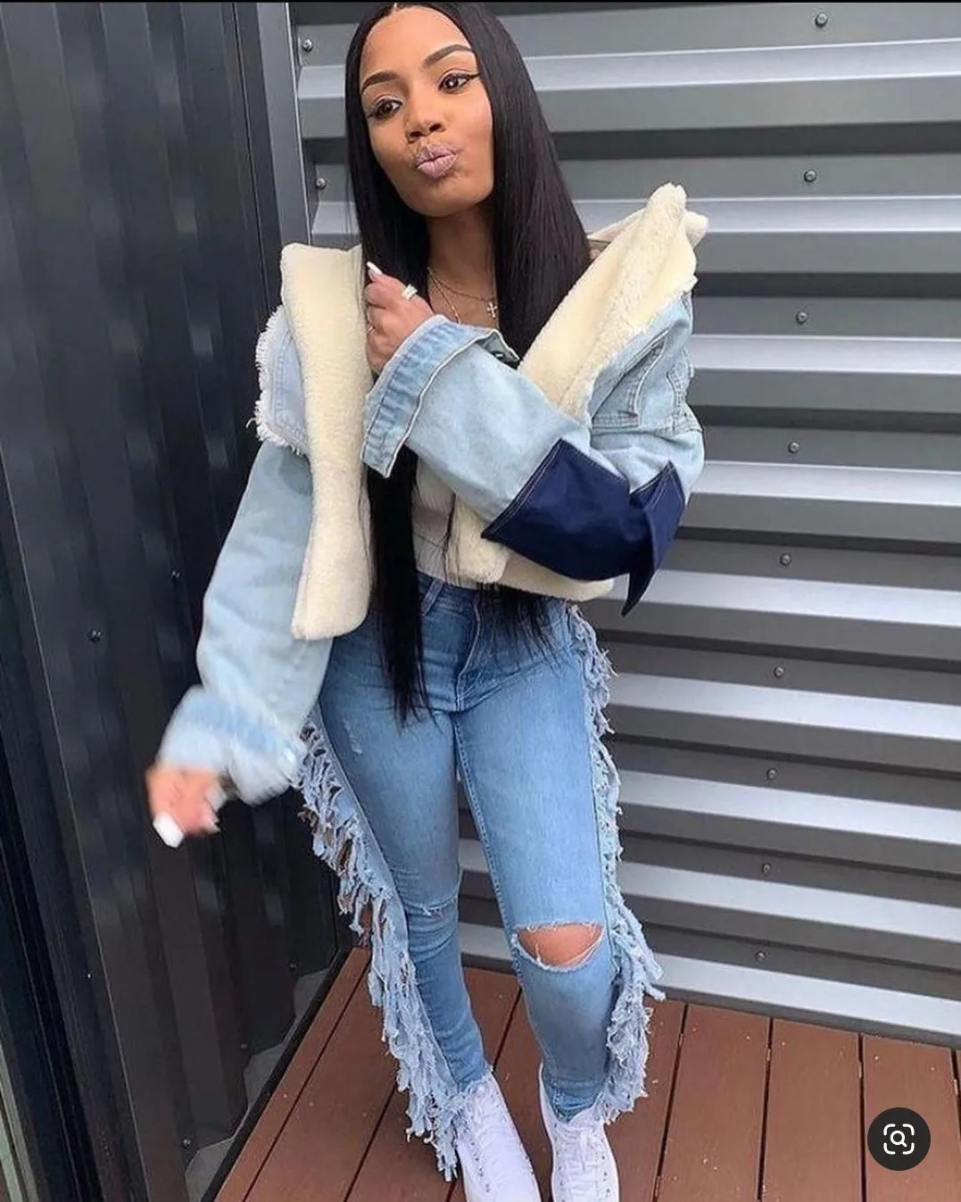 Belle Denim Coat Jacket