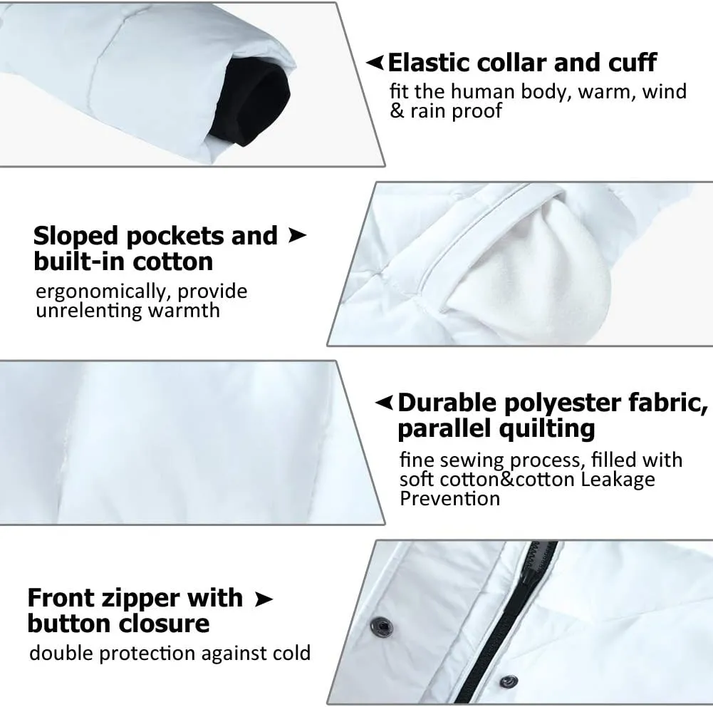 BINACL Women's Winter Warm Thicken Long Outwear Pockets Coat Parka Jacket XS-3XL