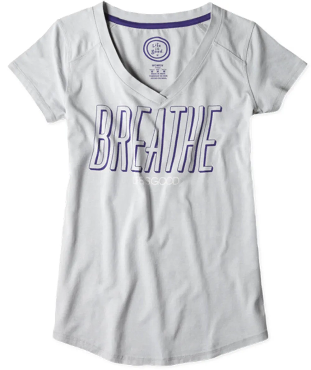 Breathe Tech V-Neck T-Shirt by Life is good