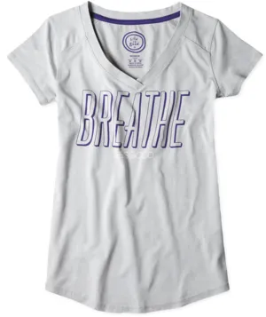 Breathe Tech V-Neck T-Shirt by Life is good