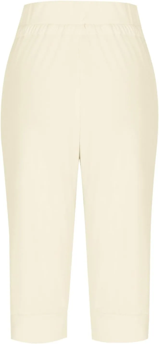 Capri Pants for Women Plus Size Capris Sweatpants for Women Summer Lightweight Stretchy Capri Joggers with Pockets