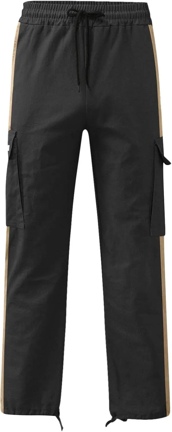 Cargo Pants for Men Work Jogger Sweatpants for Mens Pants Mens Casual Pants Mens Lounge Pants Fashion Loose Handsome