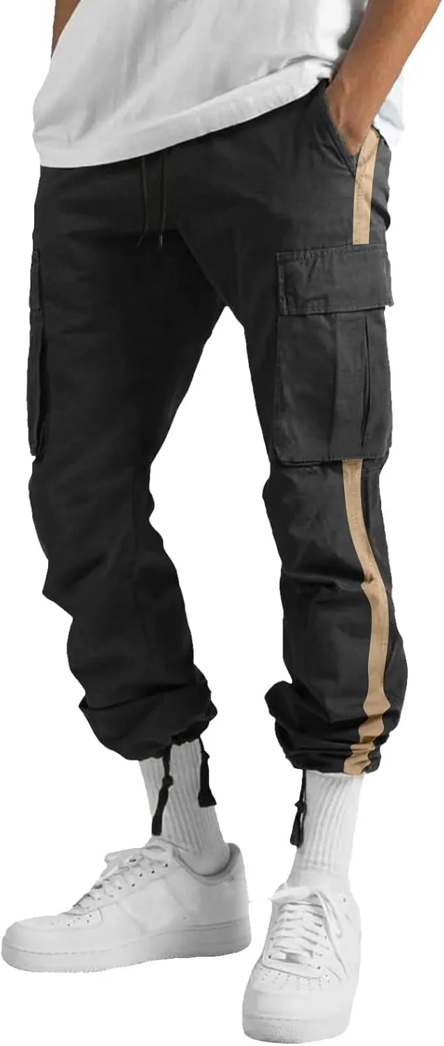 Cargo Pants for Men Work Jogger Sweatpants for Mens Pants Mens Casual Pants Mens Lounge Pants Fashion Loose Handsome