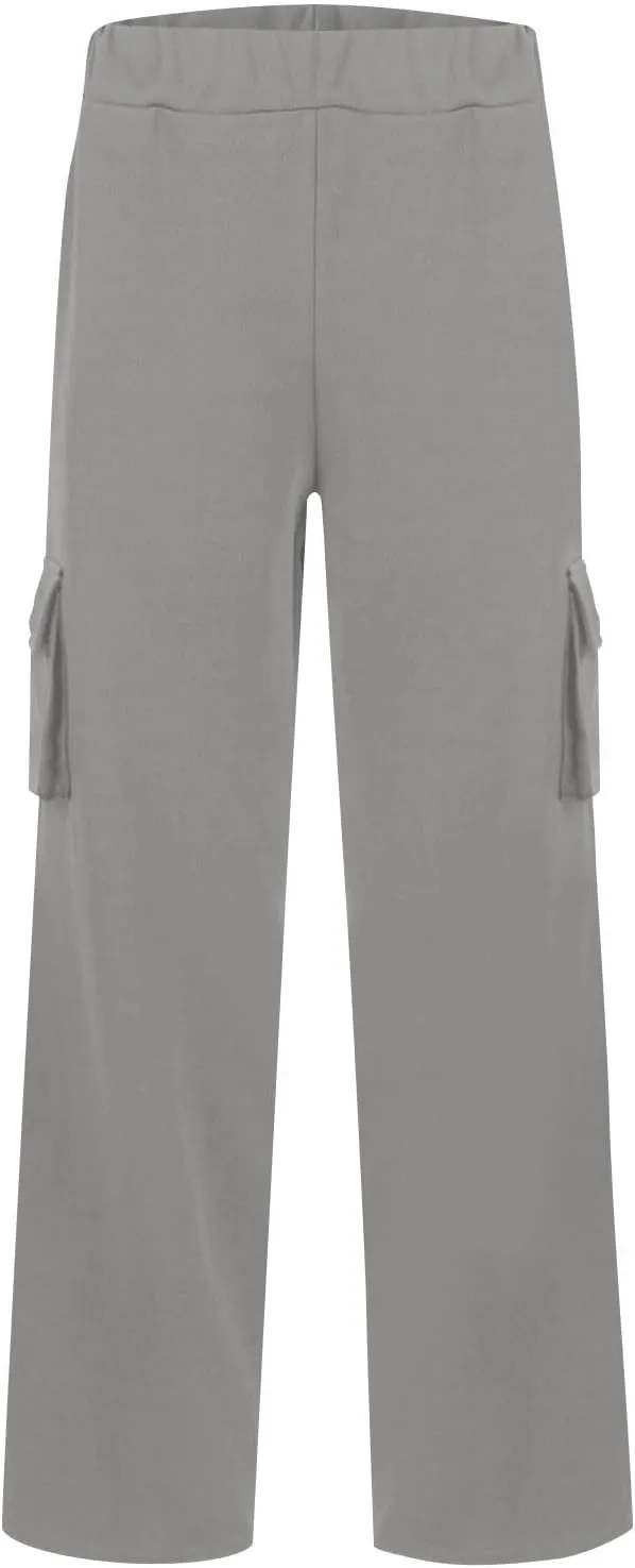 Cargo Pants Women High Waisted Wide Leg Hiking Sweatpant Multi-Pockets Work Tactical Outdoor Jogger Slack Y2k Clothes