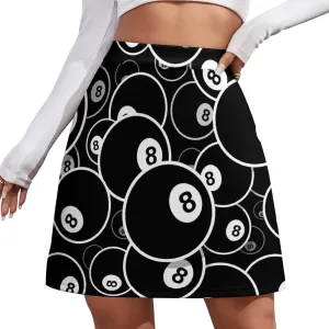 Cartoon Mexican Iguana Lizards Women's High Waist Stretchy Mini Skirt Elastic Summer Casual Above Knee Basic