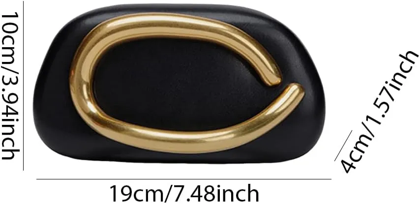 Clutch Purses for Women Gold Metal Evening Clutch Handbag Retro Burgundy Purse Chain Crossbody Bag Chic Party Bag