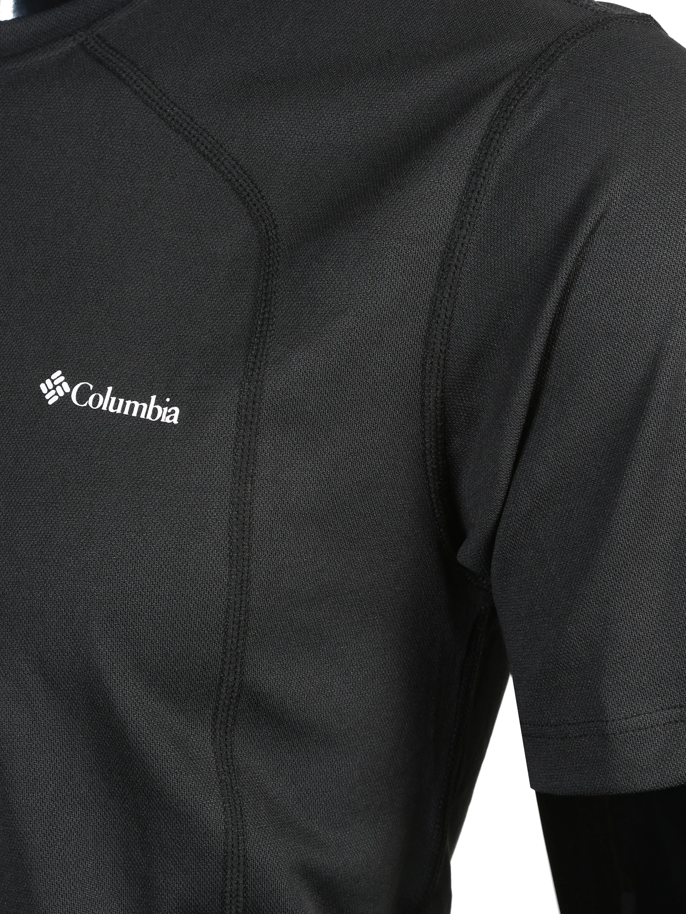 Columbia Mens S/S R-N Dry Fit T-Shits (Black)