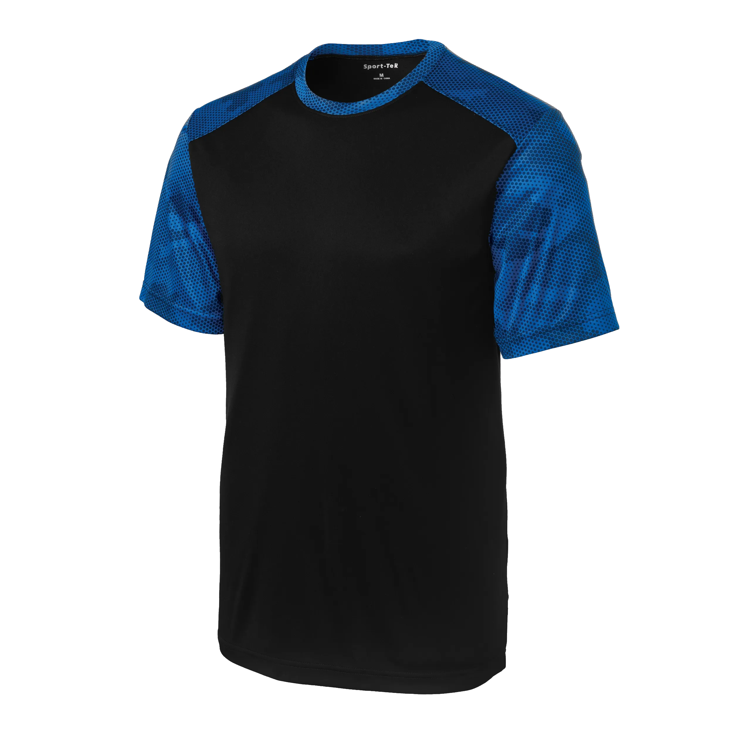 D1622M Mens CamoHex Colorblock Tee