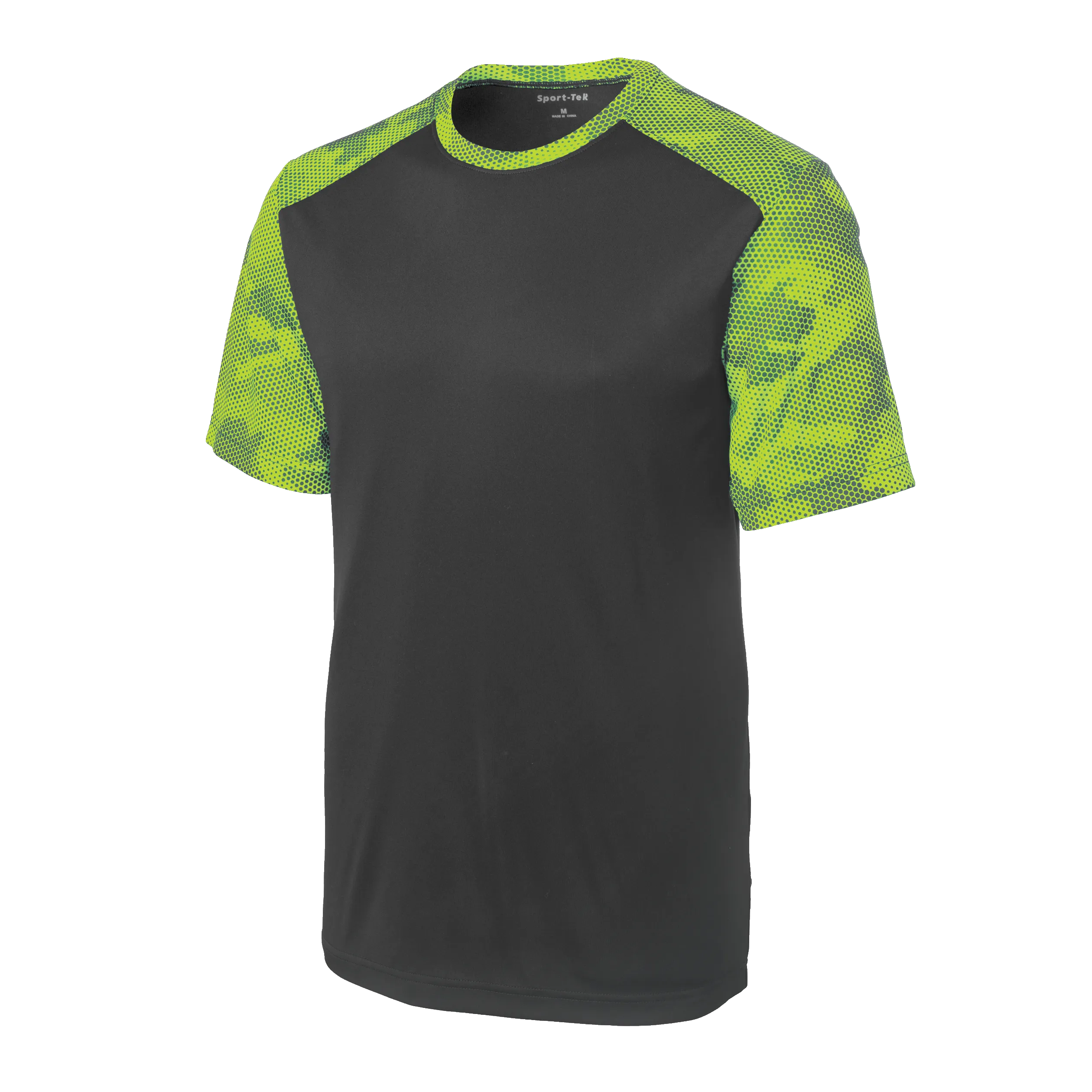 D1622M Mens CamoHex Colorblock Tee