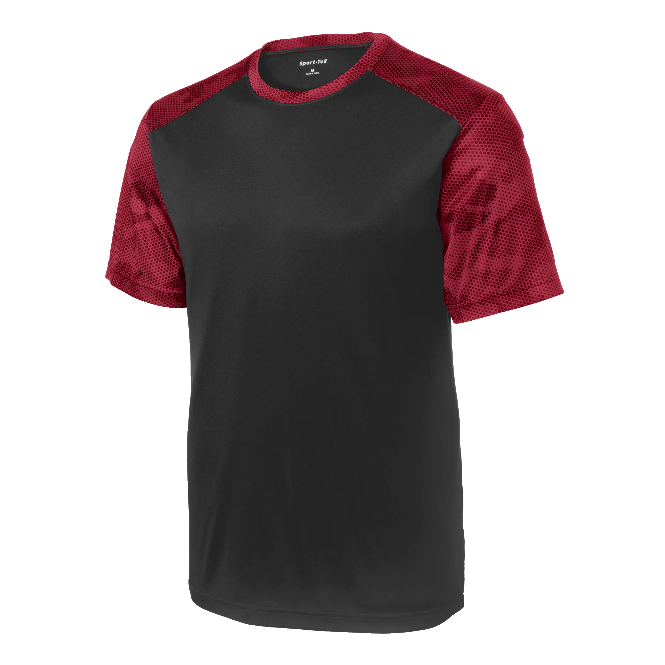 D1622M Mens CamoHex Colorblock Tee