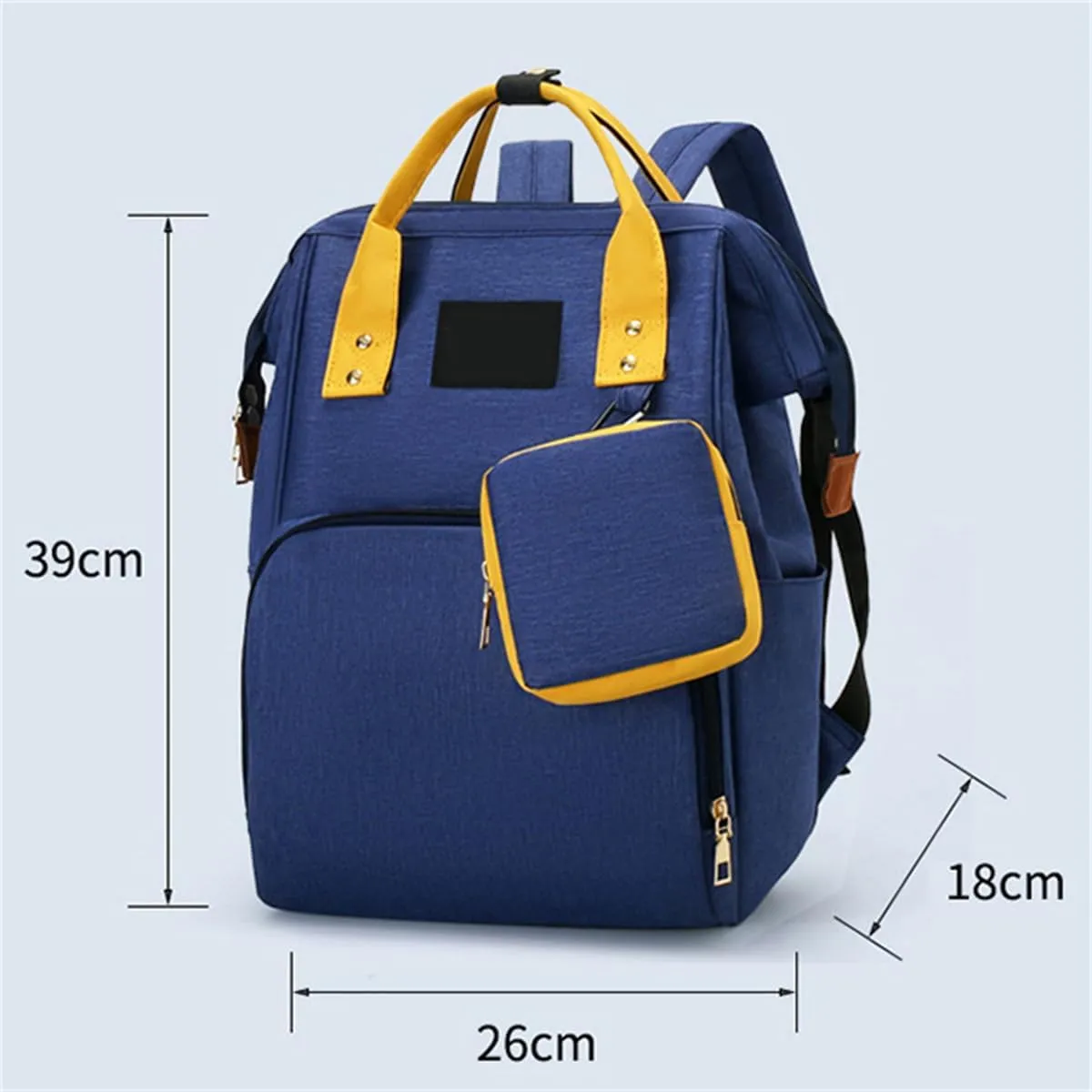 Diaper Bag Backpack Nappy Baby Boys Girls Mommy Tote Multifunction Travel Backpack Maternity Bag Nappy Bag (Black)
