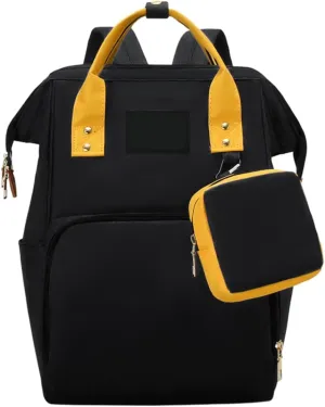 Diaper Bag Backpack Nappy Baby Boys Girls Mommy Tote Multifunction Travel Backpack Maternity Bag Nappy Bag (Black)