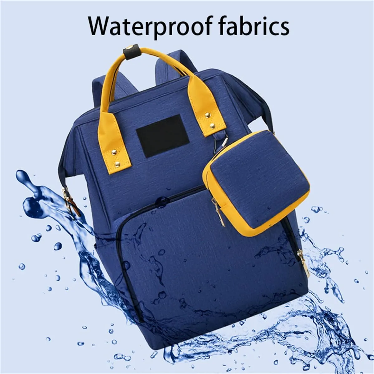 Diaper Bag Backpack Nappy Baby Boys Girls Mommy Tote Multifunction Travel Backpack Maternity Bag Nappy Bag (Black)