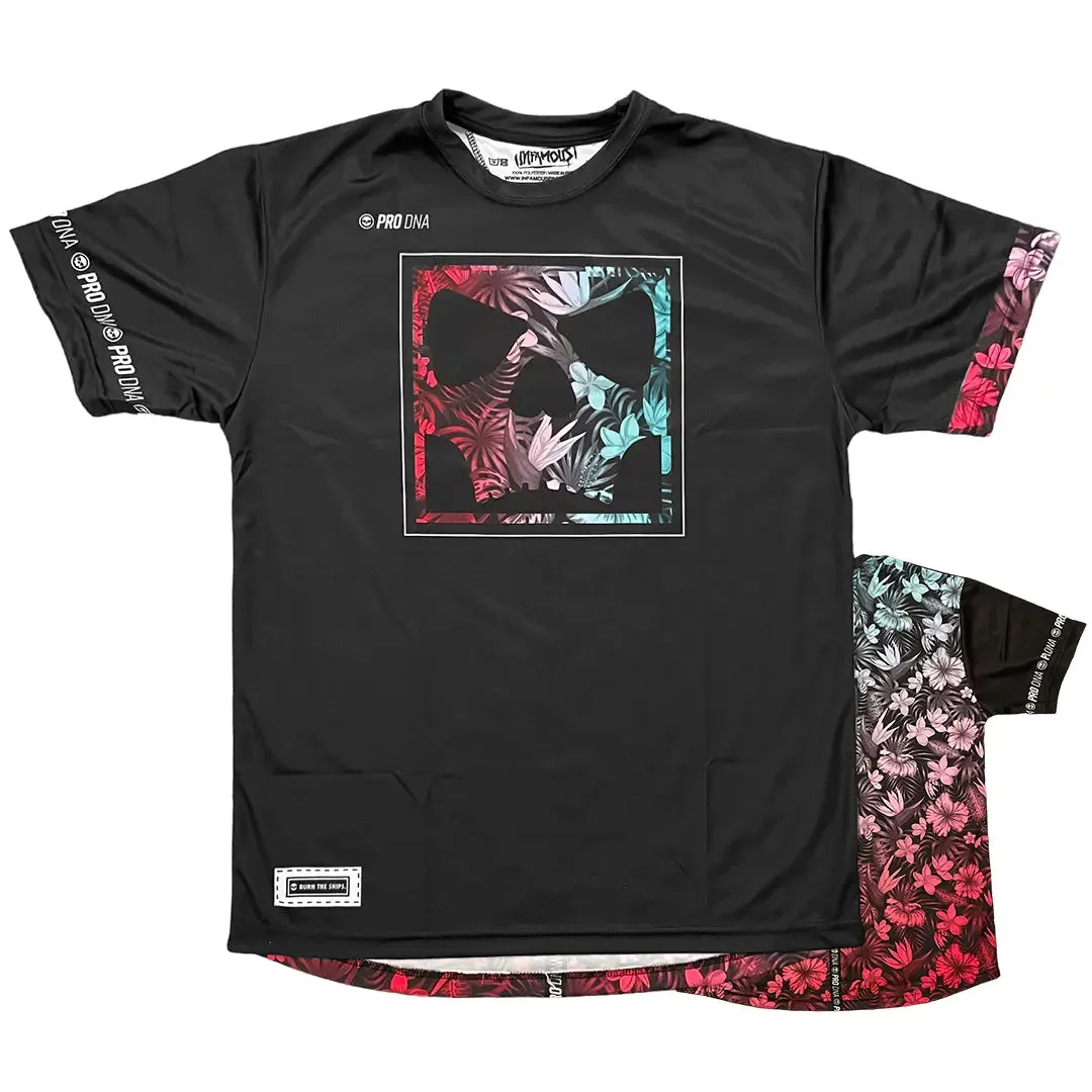 DryFit Tech T-Shirt - Tropical Skull (Multi)