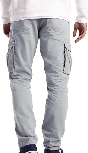 GIERIDUC Men's Essentials Fleece Sweatpants Big and Tall Mens Plaid Pants Best Lightweight Sweatpants Match MenS Wild Cargo