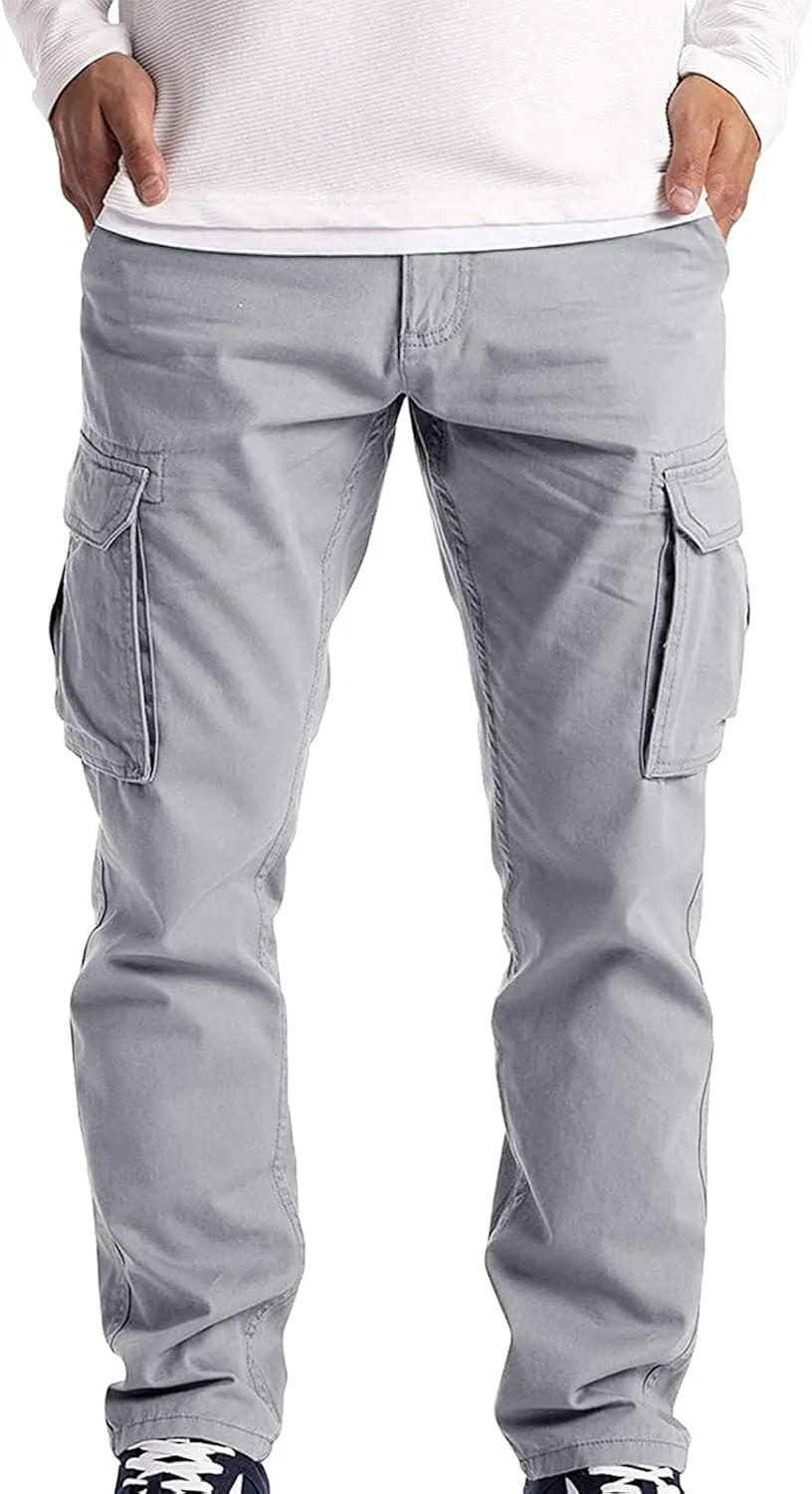 GIERIDUC Men's Essentials Fleece Sweatpants Big and Tall Mens Plaid Pants Best Lightweight Sweatpants Match MenS Wild Cargo