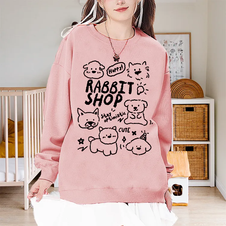 Hand Drawn Puppy Creative Graphic T-Shirts, Hoodies, Sweatshirts