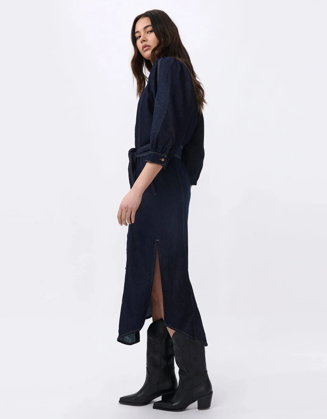 Isla Dress - Indigo