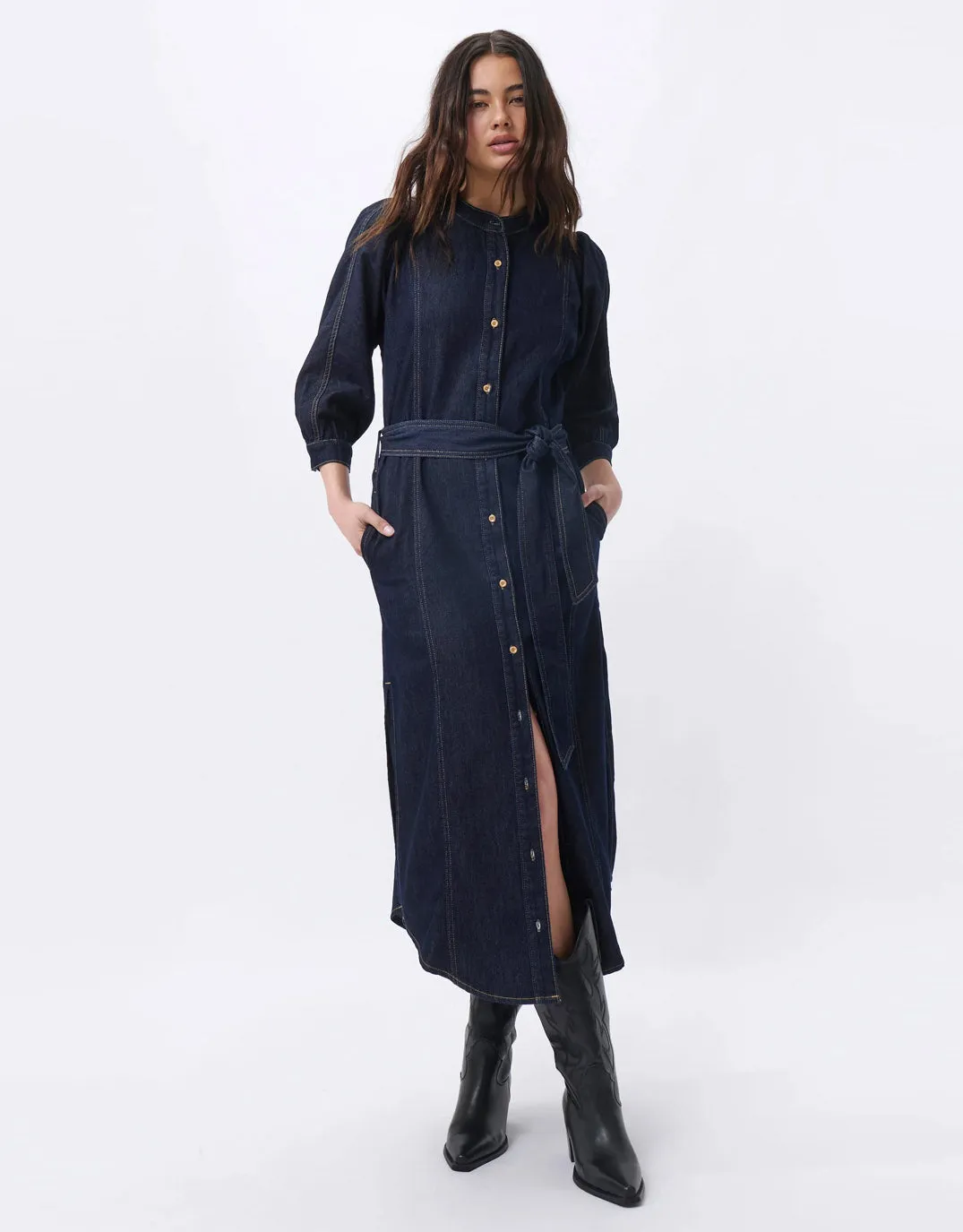 Isla Dress - Indigo