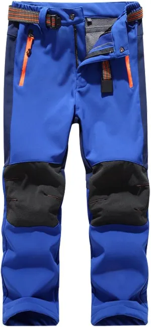 Jessie Kidden Kids Boys Girls Youth Waterproof Hiking Ski Snow Pants Elastic Waist Warm Insulated Pants