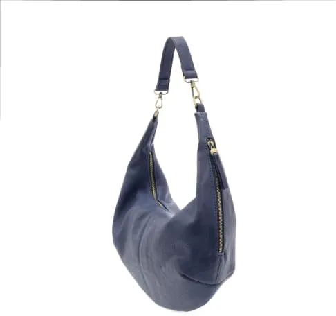 Joy Susan Womens Fashion Purse Rhea Slouchy Crescent Shoulder Crossbody Bag