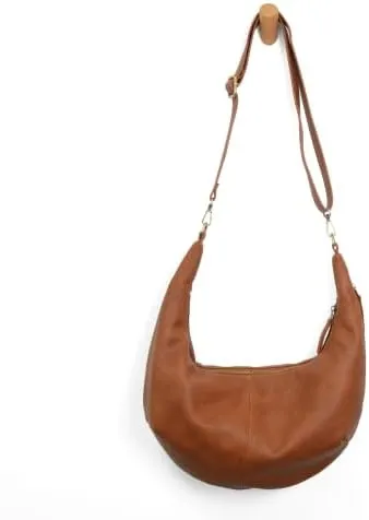 Joy Susan Womens Fashion Purse Rhea Slouchy Crescent Shoulder Crossbody Bag
