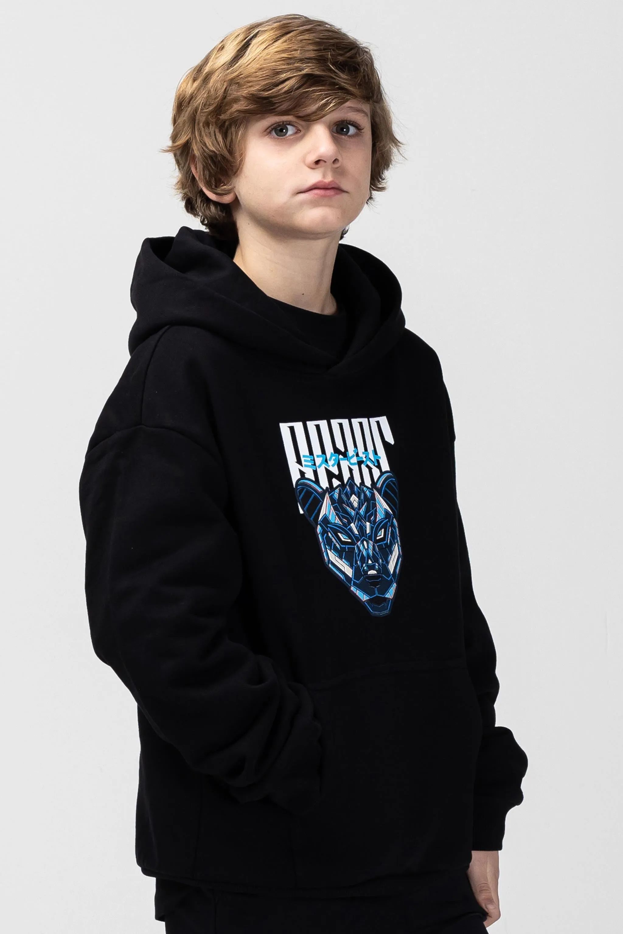 KIDS BLADE HOODIE - BLACK
