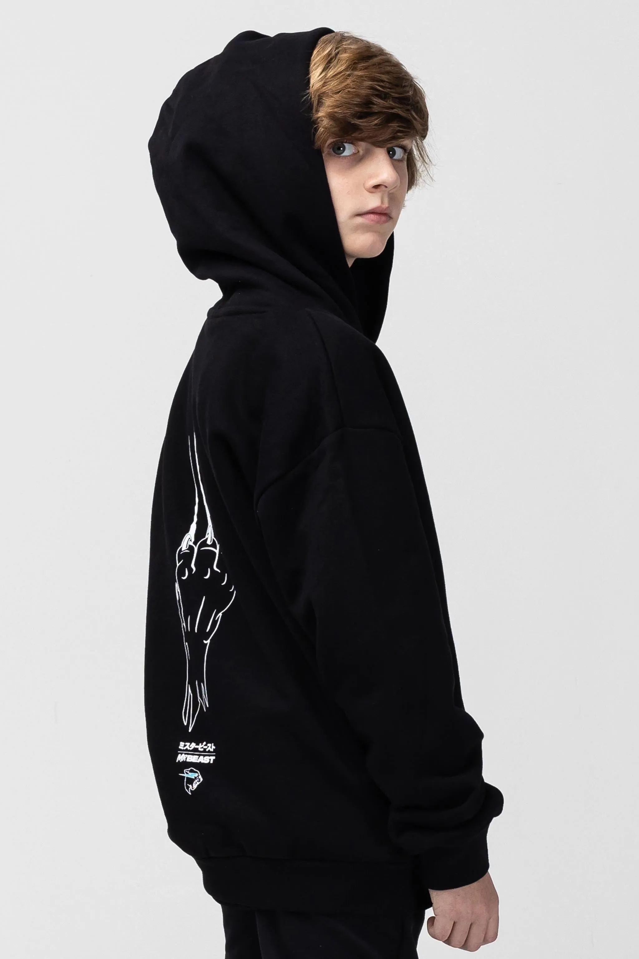 KIDS BLADE HOODIE - BLACK