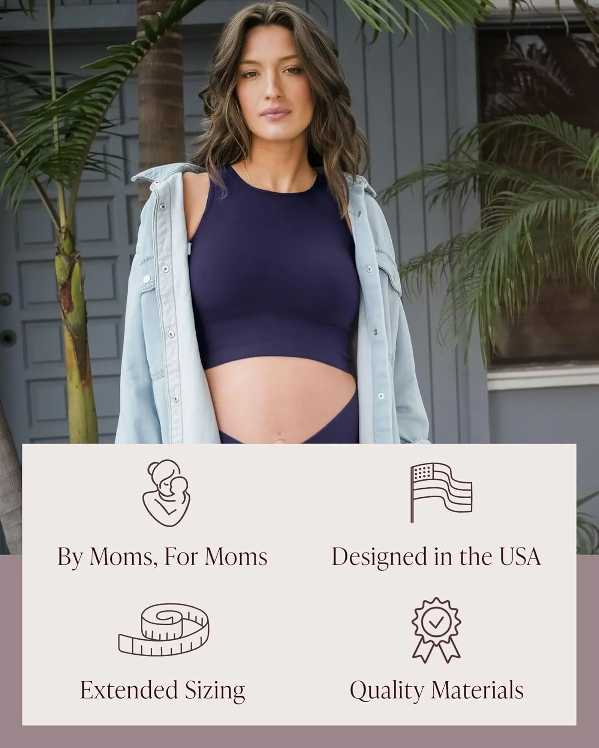 Kindred Bravely Sublime Longline Nursing & Maternity Bra for Breastfeeding | Nursing Tank Tops