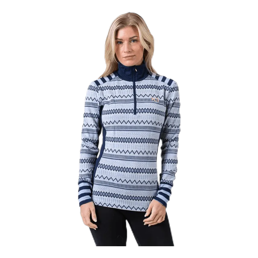 kle Half-Zip Shirt Blue
