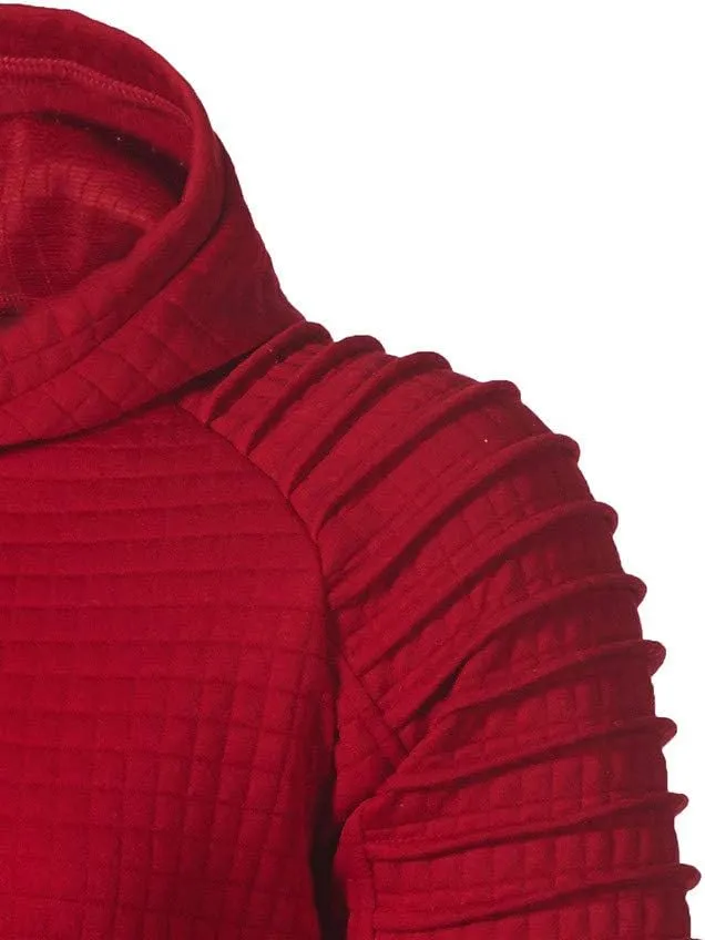 LCMTWX Men's Hooded Fleece Sweatshirt Coat Jackets Casual Stitching Hooded Zipper Sweater Coat Loose Warm Winter With Zip