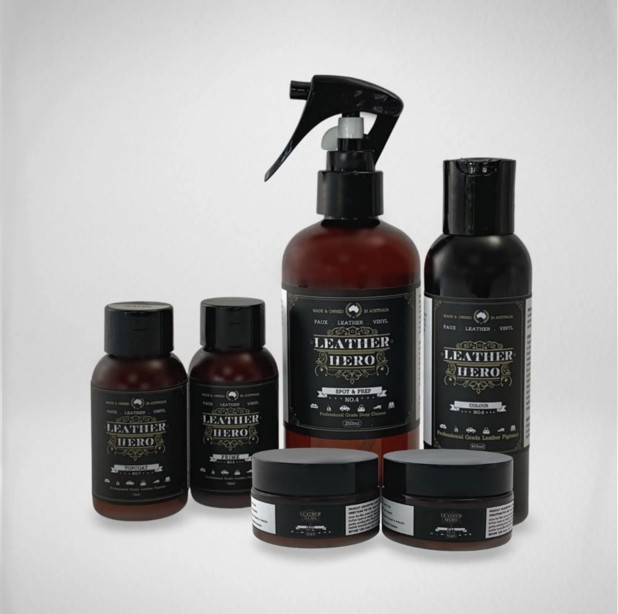 Leather Repair & Recolour Kit - Red Brick