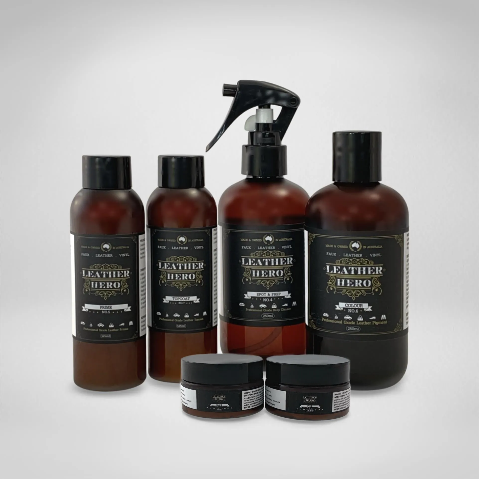 Leather Repair & Recolour Kit - Red Brick