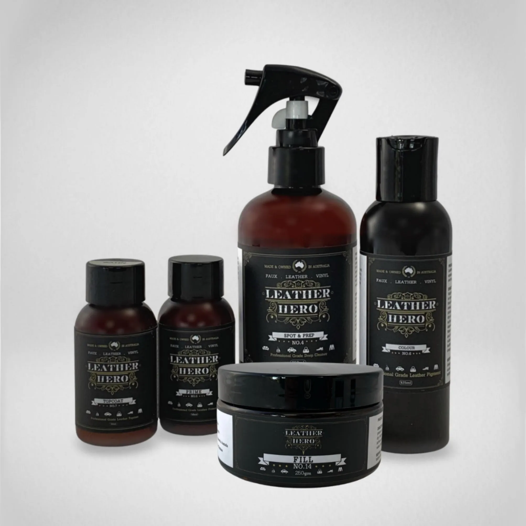 Leather Repair & Recolour Kit - Red Brick