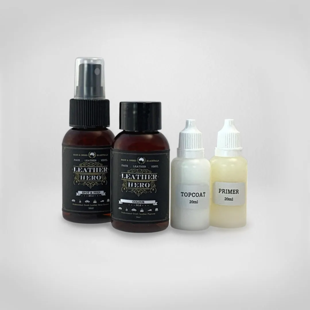 Leather Repair & Recolour Kit - Red Brick