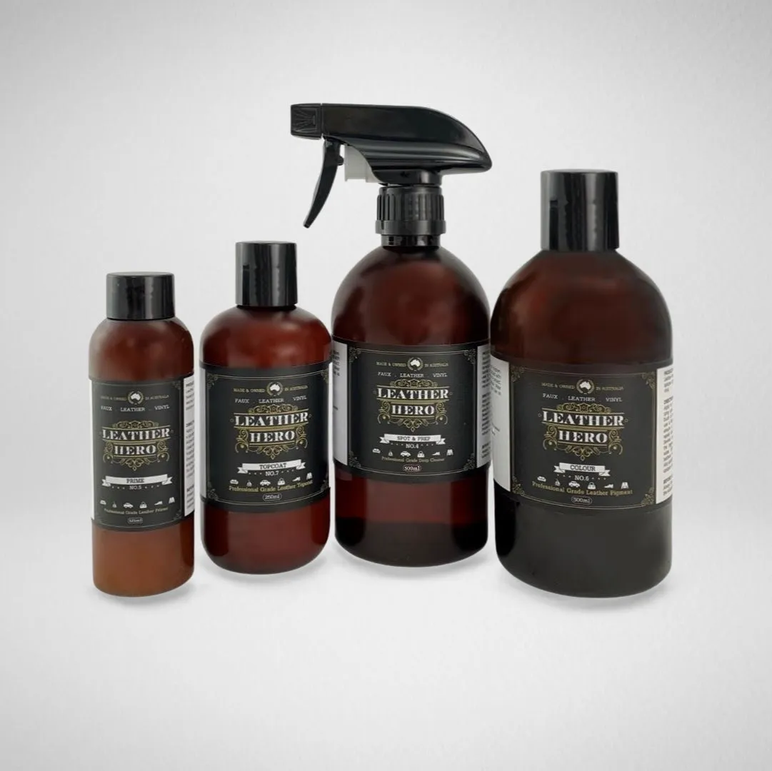 Leather Repair & Recolour Kit - Red Brick