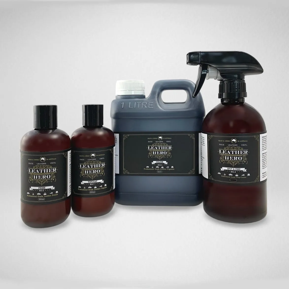 Leather Repair & Recolour Kit - Red Brick