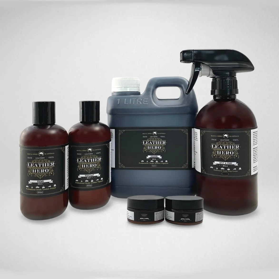 Leather Repair & Recolour Kit - Red Brick