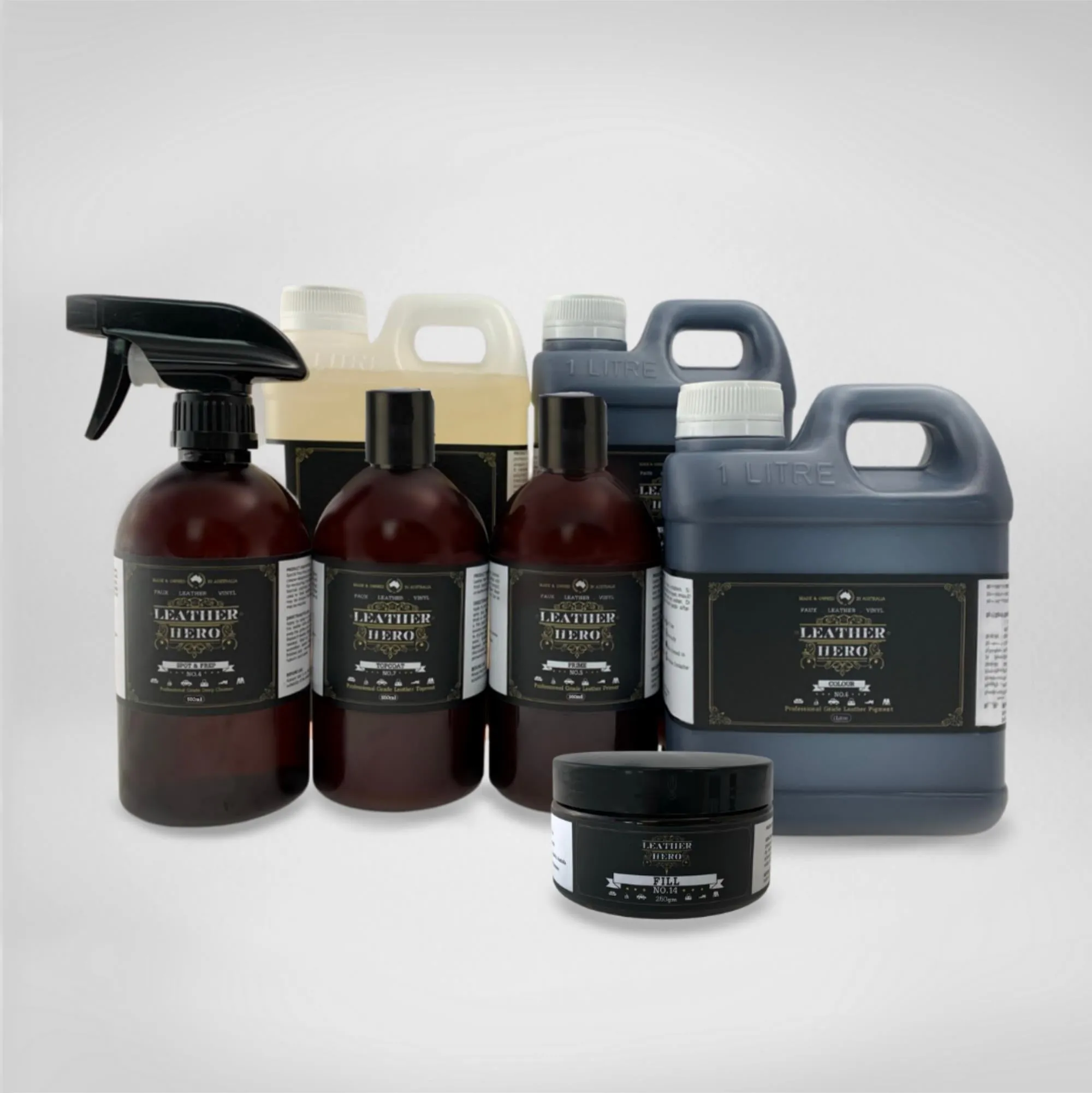 Leather Repair & Recolour Kit - Red Brick