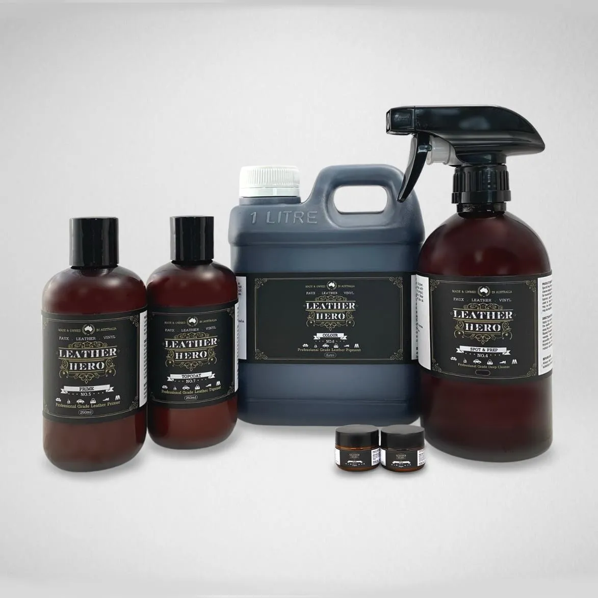 Leather Repair & Recolour Kit - Red Brick