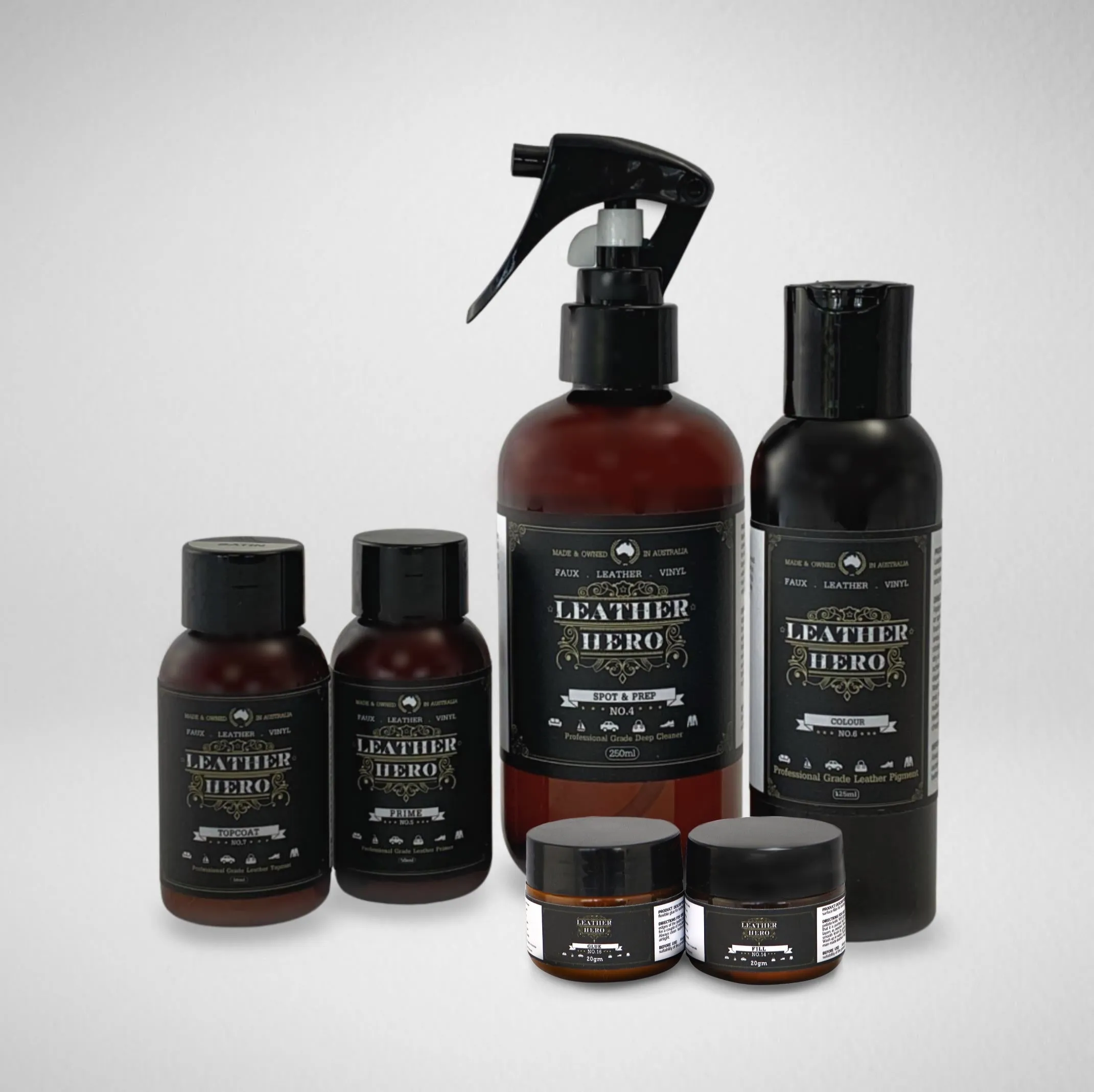 Leather Repair & Recolour Kit - Red Brick