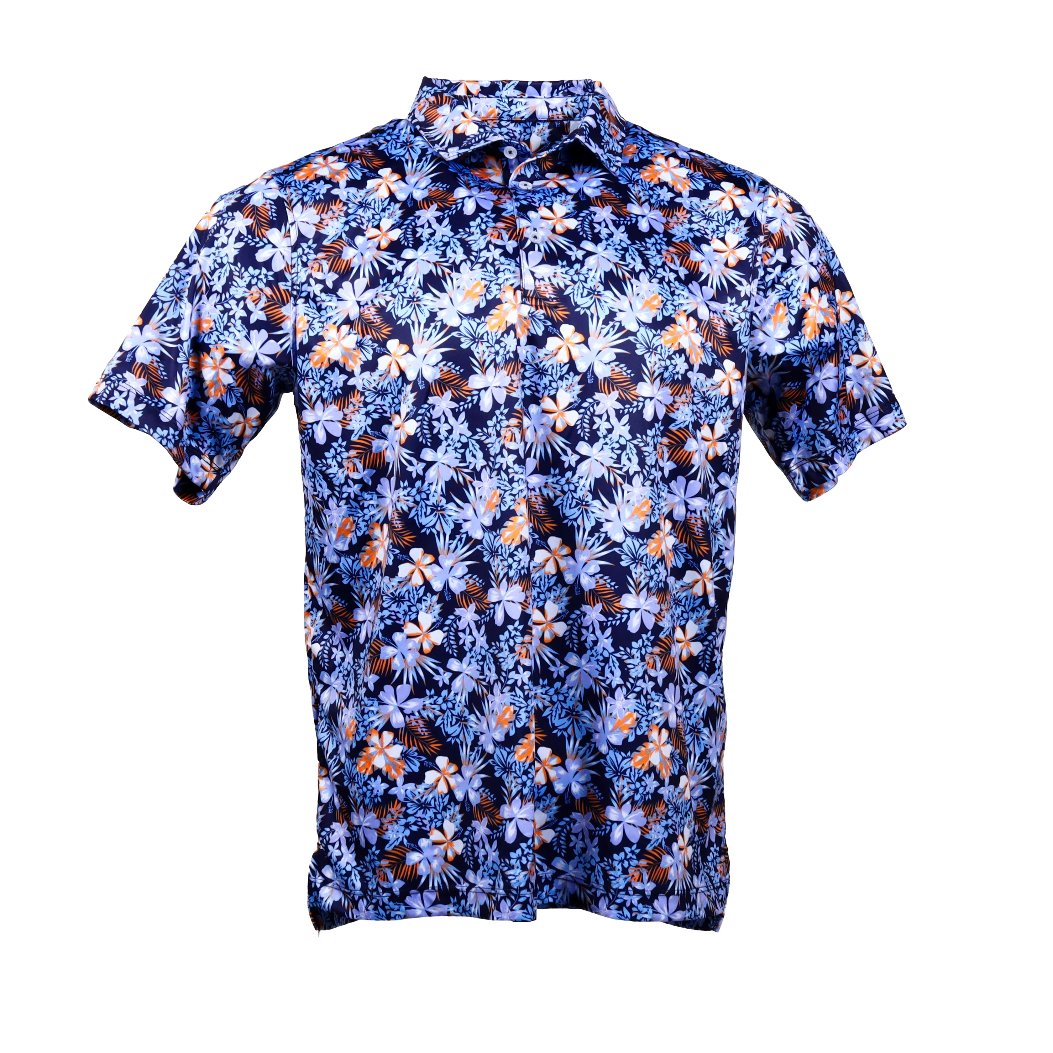 Makai - Orange Men's Golf Shirt Polo