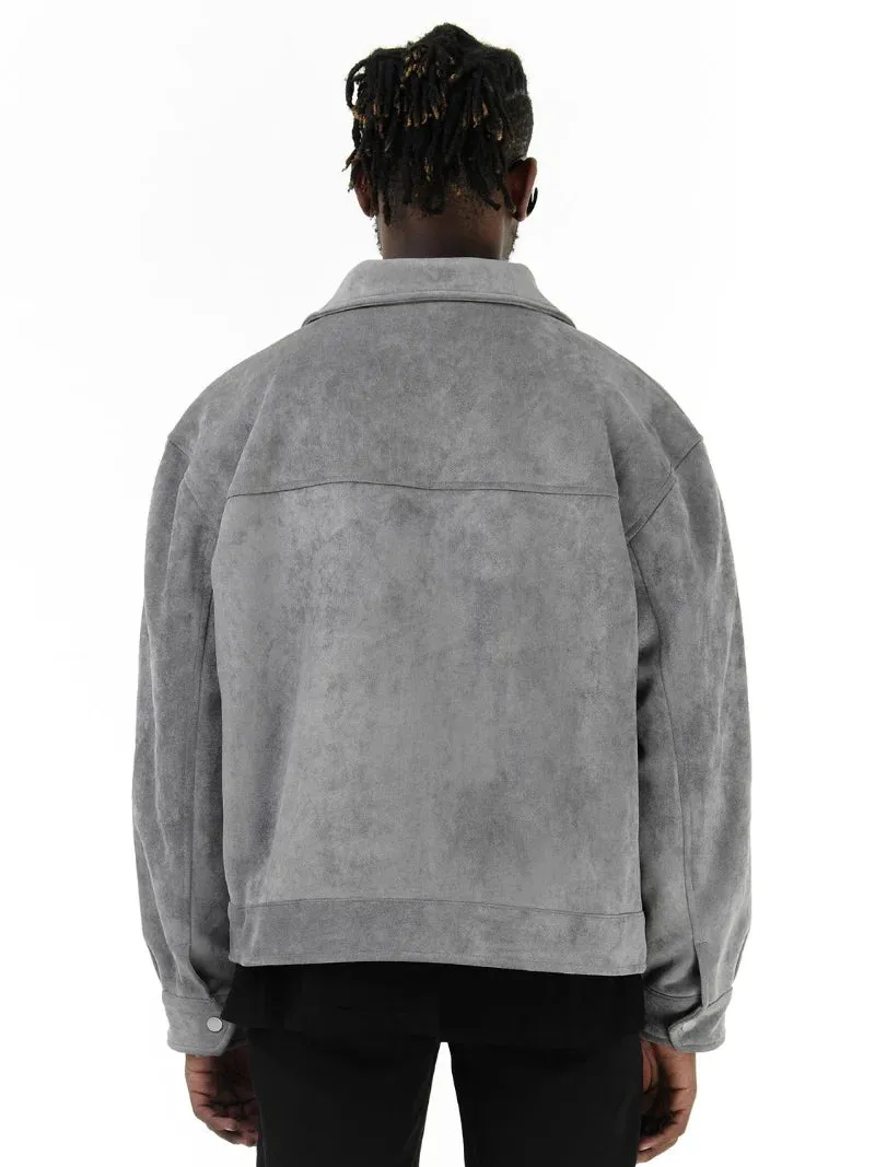 Men Harrington Fall coat autumn coat Suede coat